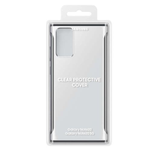 HUSA Smartphone Samsung, pt Galaxy Note 20, tip back cover (protectie spate), TPU, Clear Protective Cover, negru, "EF-GN980CBEGEU"