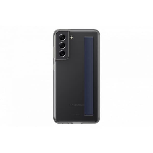 HUSA Smartphone Samsung, pt Galaxy S21 Fe, tip back cover (protectie spate), policarbonat | TPU, ultrasubtire, gri, "EF-XG990CBEGWW"