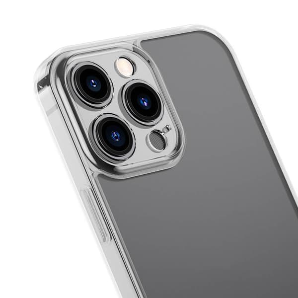 Baseus Frosted Case for iPhone 13 Pro Max (transparent) + tempered glass