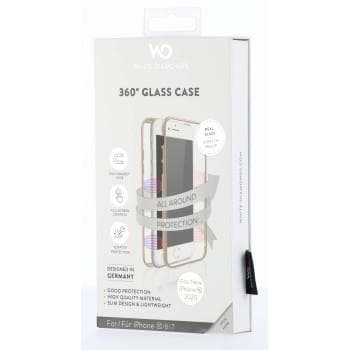 White Diamonds "360° Glass" Cover for Apple iPhone 7/8/SE 2020, gold