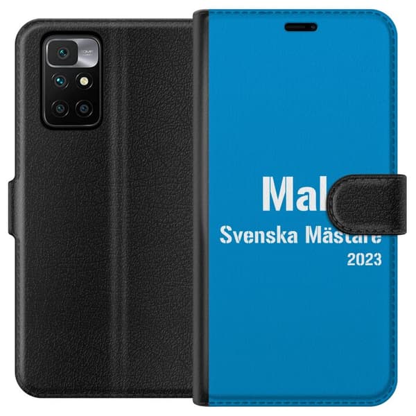 Xiaomi Redmi 10 Plånboksfodral Malmö FF
