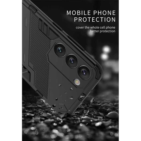 Samsung S23 FE stødsikkert cover med Kickstand ThinArmor V2