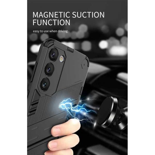 Samsung S23 FE stødsikkert cover med Kickstand ThinArmor V2