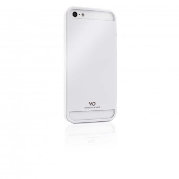 White Diamonds iPhone 5/5S/SE 2016 Cover Metal Hvid