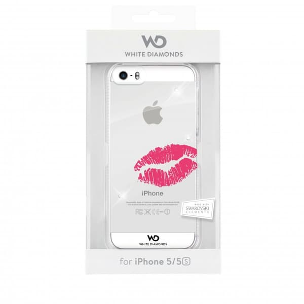 White Diamonds iPhone 5/5S/SE 2016 Skal Lipstick Kiss