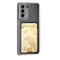 Miniatyrbild 1 av 4: INF Transparent skyddande telefonfodral med korthållare för Samsung Samsung Galaxy S21 Ultra