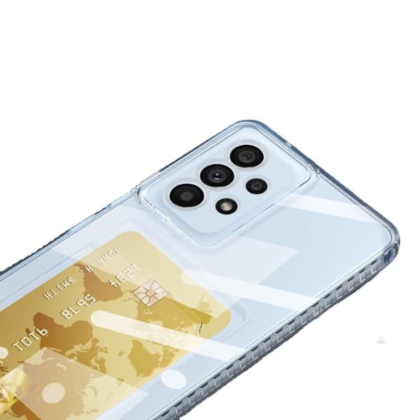 INF Transparent skyddande telefonfodral med korthållare för Samsung Samsung Galaxy S24 Plus