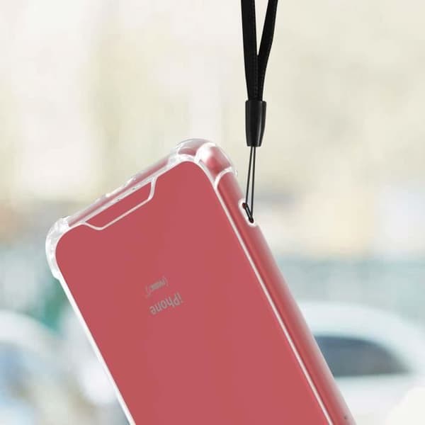 iPhone 8 Plus och 7 Plus Fodral Mjuk silikon Stötsäkra hörn Transparent - AVIZAR - Vit - Slät - Blandat