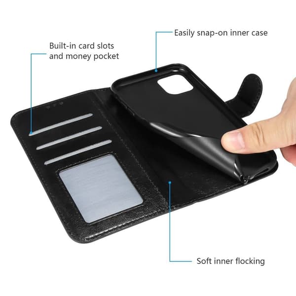 Plånboksfodral till iPhone 12 Mini - 3 Kortfack - 6 olika färger