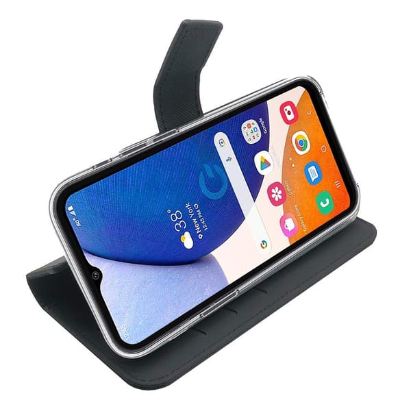 Celly Samsung Galaxy A14 Etui Wally Wallet Case Sort