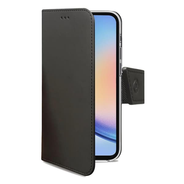 Celly Samsung Galaxy A34 5G Kotelo Wally Wallet Case Musta