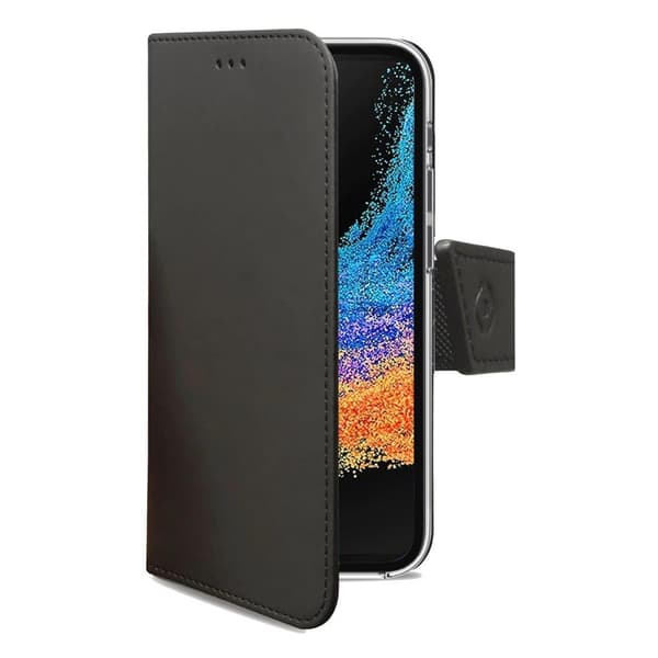 Celly Samsung Galaxy Xcover 6 Pro Kotelo Wally Wallet Case Musta