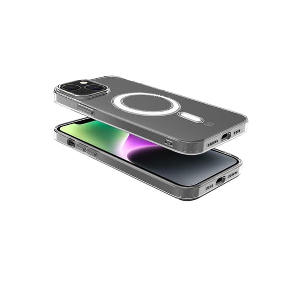 Celly iPhone 14 Kuori GELSKINMAG MagSafe Läpinäkyvä