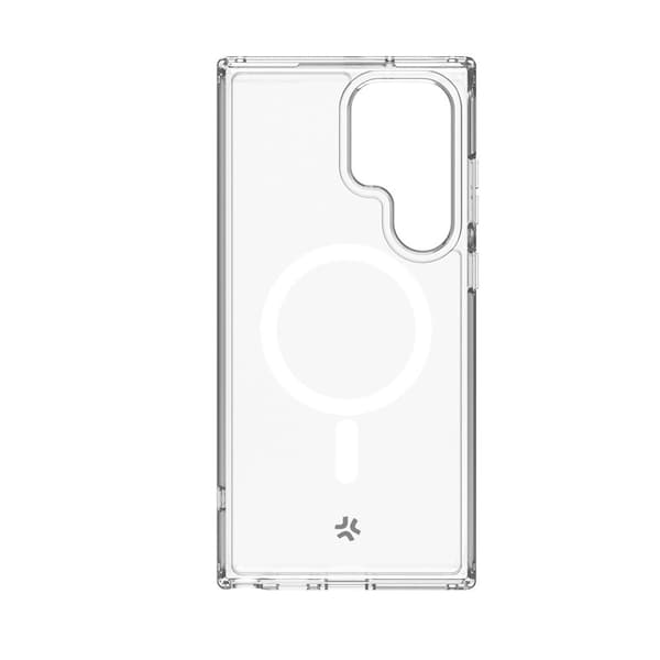 Celly Samsung Galaxy S23 Ultra Cover GELSKINMAG MagSafe Transparent