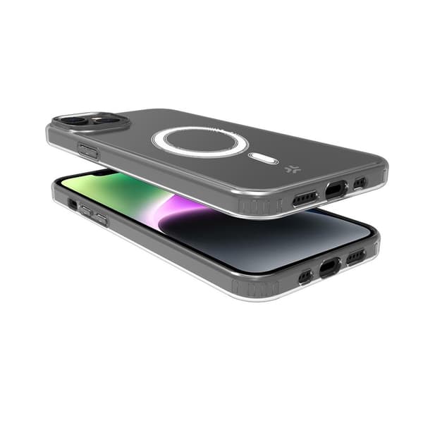 Celly iPhone 15 Kuori GELSKINMAG MagSafe Läpinäkyvä