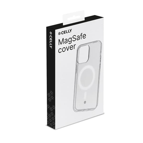 Celly iPhone 15 Pro Deksel GELSKINMAG MagSafe Transparent