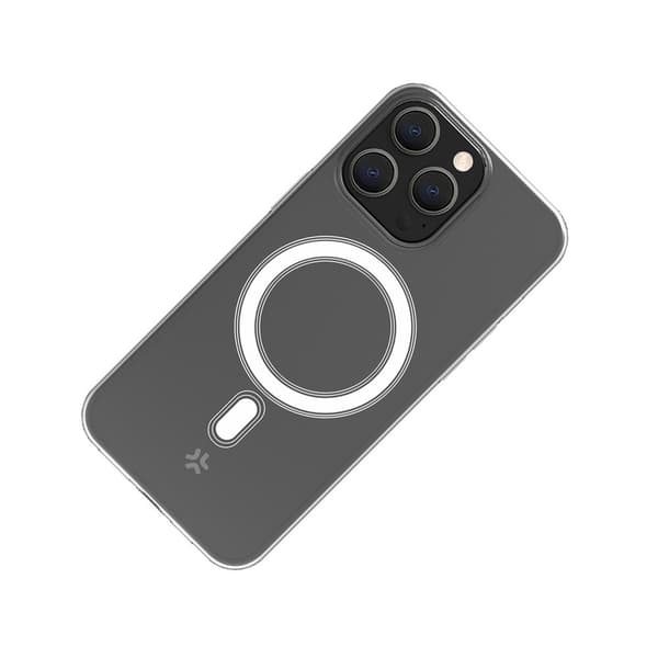 Celly iPhone 15 Pro Deksel GELSKINMAG MagSafe Transparent