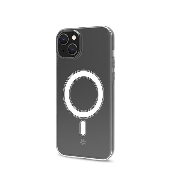 Celly iPhone 15 Plus Skal GELSKINMAG MagSafe Transparent