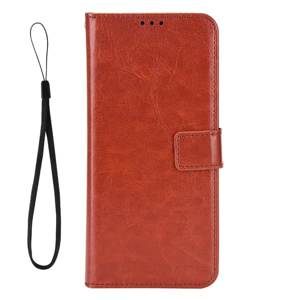 SKALO Sony Xperia 5 V Plånboksfodral i PU-Läder - Brun