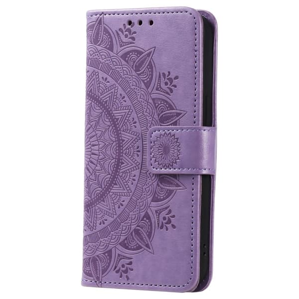 SKALO Sony Xperia 5 V Mandala lompakkokotelo - Violetti