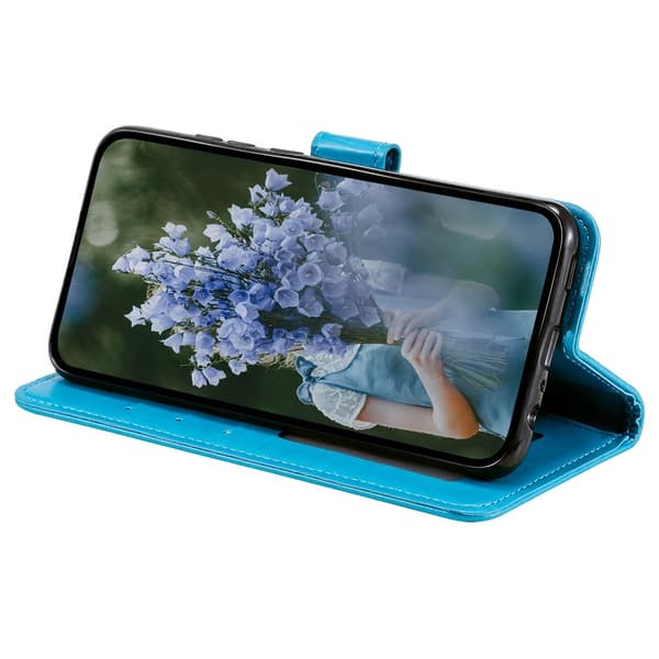 SKALO Sony Xperia 5 V Mandala Plånboksfodral - Blå