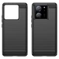Pikkukuva 2 / 8: SKALO Xiaomi 13T/13T Pro Armor Carbon Iskunkestävä TPU suojakuori