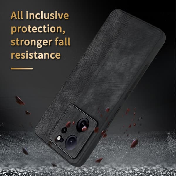 SKALO Xiaomi 13T/13T Pro AZNS PU-Läder Skal - Brun