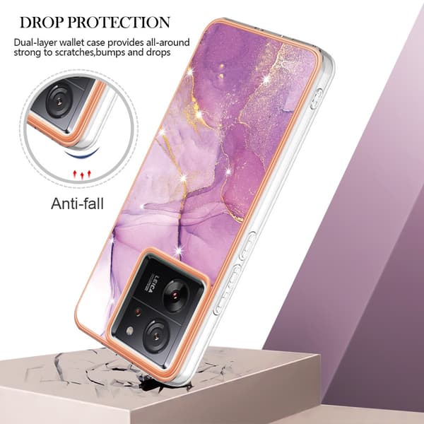 SKALO Xiaomi 13T/13T Pro Marmor TPU-cover - #2