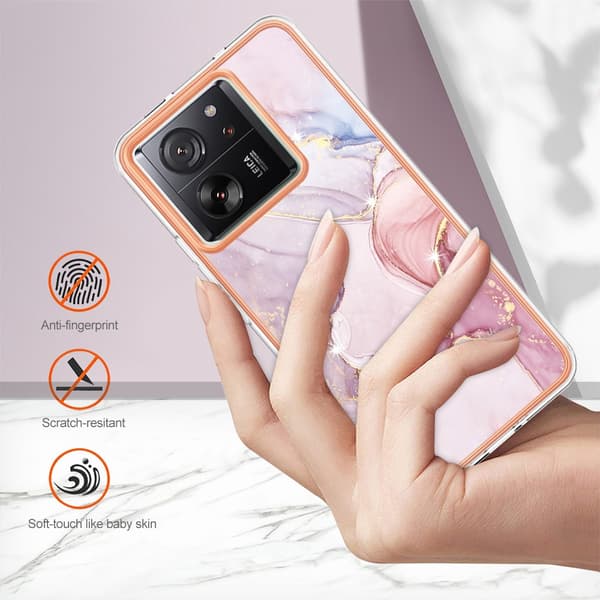 SKALO Xiaomi 13T/13T Pro Marmori TPU kuori - #3