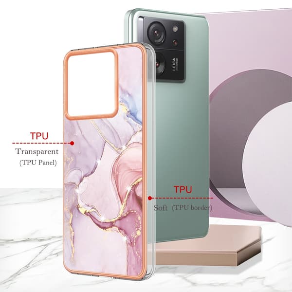 SKALO Xiaomi 13T/13T Pro Marmori TPU kuori - #3