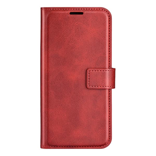 SKALO Xiaomi 13T/13T Pro Premium Wallet Lompakkokotelo - Punainen