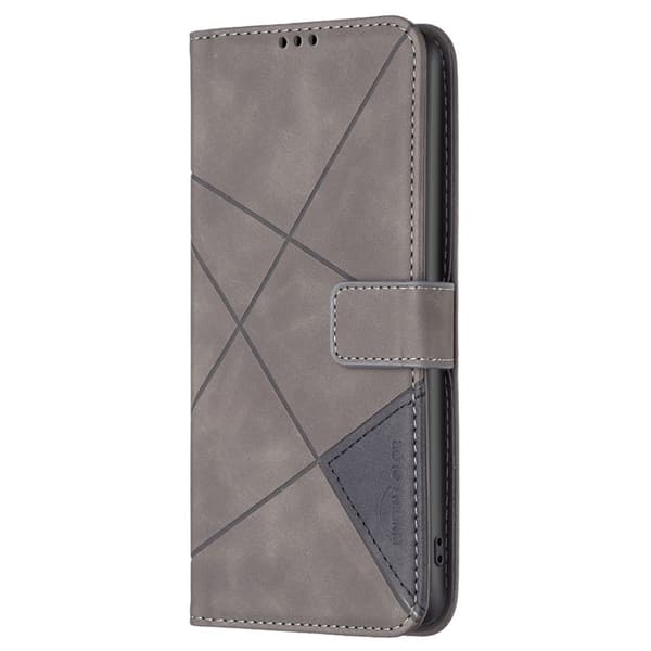 Xiaomi 13T/13T Pro BINFEN COLOR Embossed Plånboksfodral - Grå
