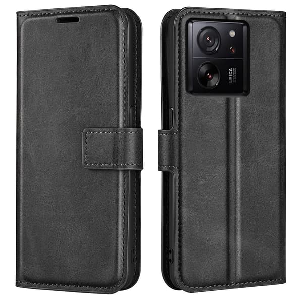 SKALO Xiaomi 13T/13T Pro Premium Plånboksfodral - Svart