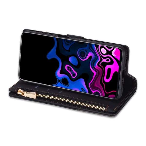 Xiaomi 13T/13T Pro BINFEN COLOR Embossed Plånboksfodral - Svart