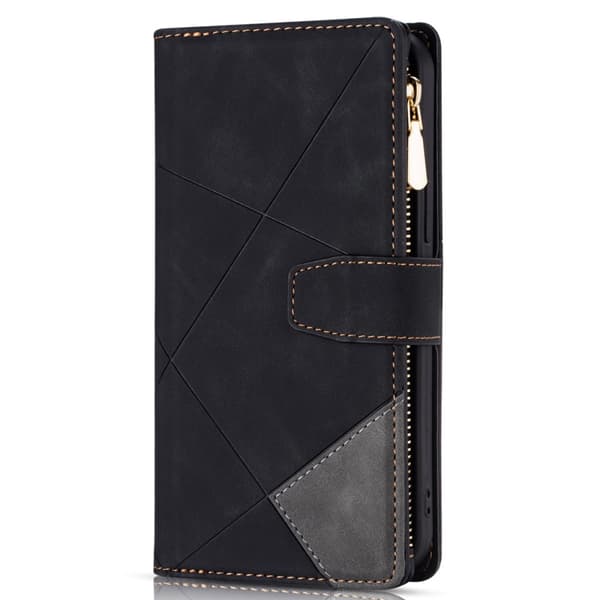 Xiaomi 13T/13T Pro BINFEN COLOR Embossed Plånboksfodral - Svart