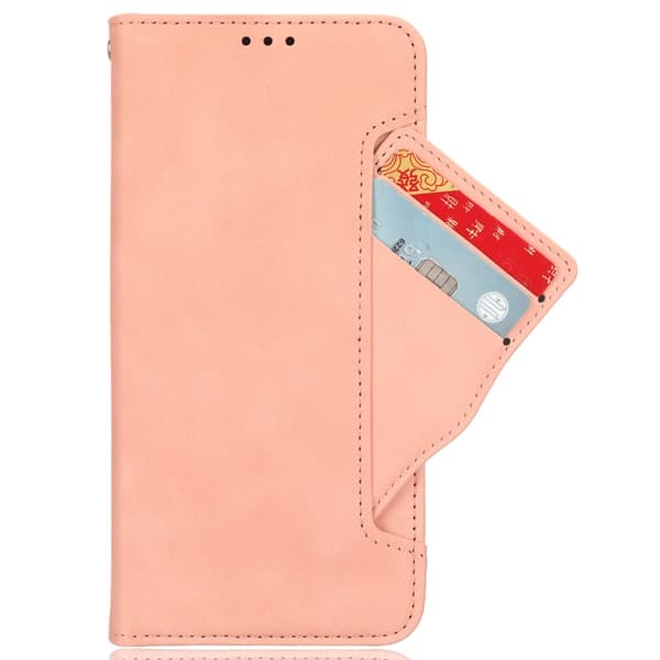 SKALO Xiaomi 13T/13T Pro 6-lokeroa Lompakkokotelo - Pinkki