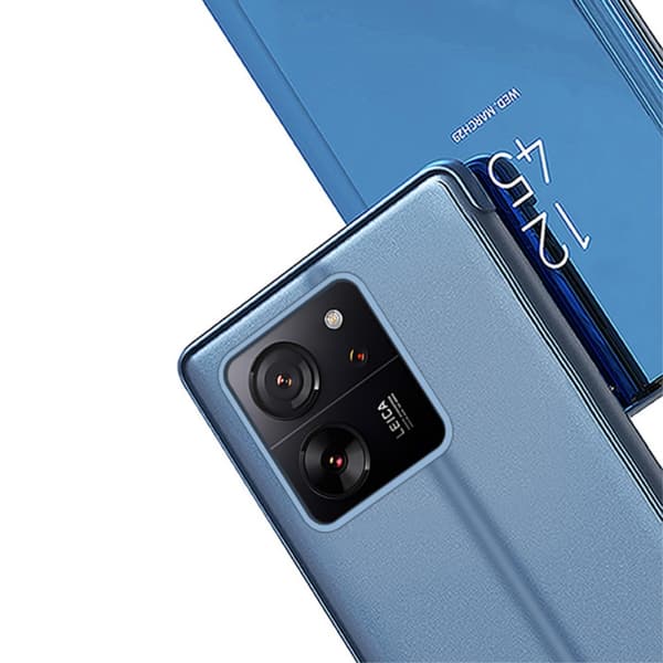 SKALO Xiaomi 13T/13T Pro Clear View Flip Cover - Sort