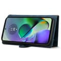 Pikkukuva 3 / 8: SKALO Motorola Moto G84 5G ESEBLE Big Wallet Lompakkokotelo - Sininen