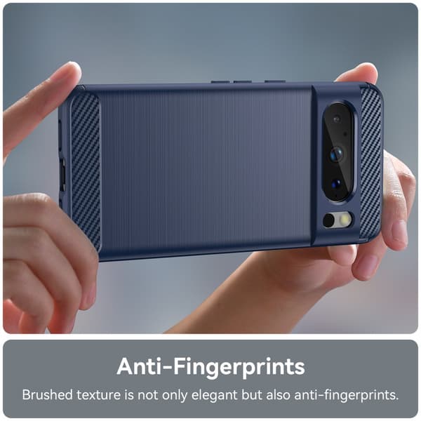 SKALO Google Pixel 8 Pro Armor Carbon Stødsikker TPU-cover