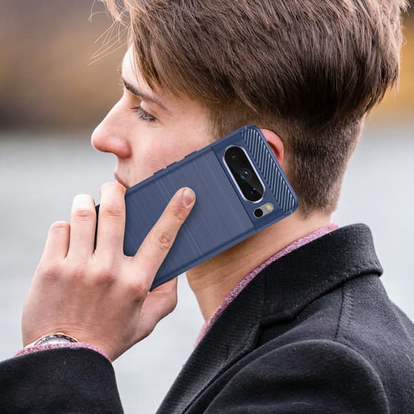 SKALO Google Pixel 8 Pro Armor Carbon Stødsikker TPU-cover