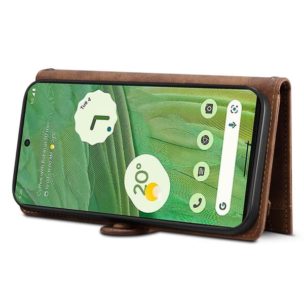 SKALO Google Pixel 8 Pro ESEBLE Big Wallet Plånboksfodral - Brun