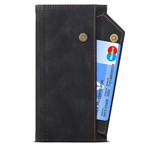 SKALO Google Pixel 8 Pro ESEBLE Big Wallet Lompakkokotelo - Musta