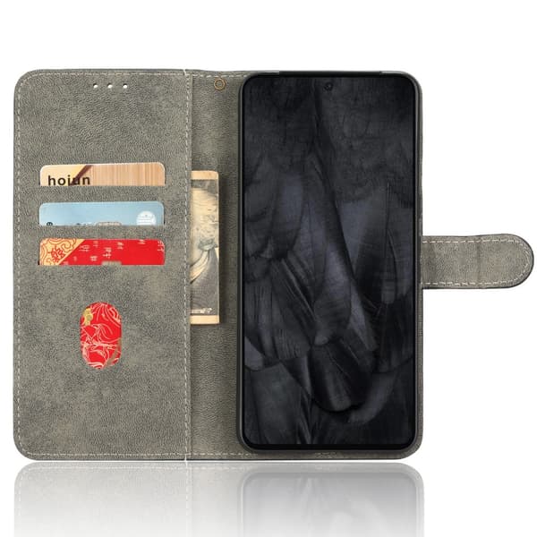 SKALO Google Pixel 8 Pro Flip Cover m. pung i PU-læder - Grøn