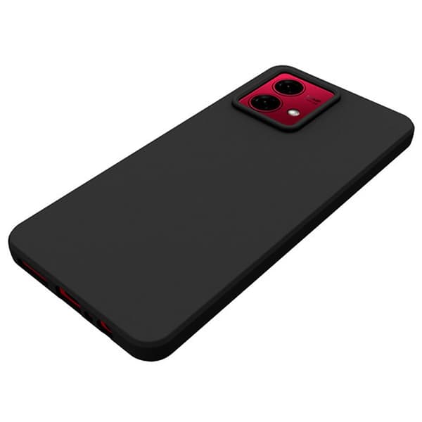 SKALO Motorola Moto G84 5G Mattsvart Ultratunn TPU-Skal