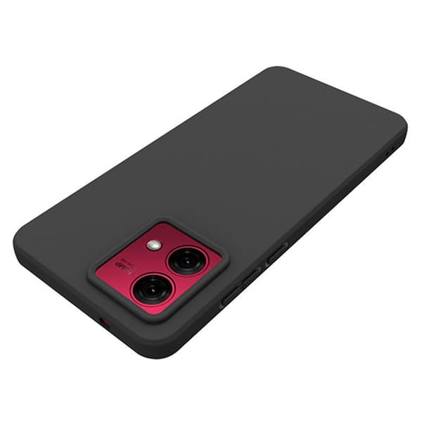 SKALO Motorola Moto G84 5G Mattsvart Ultratunn TPU-Skal