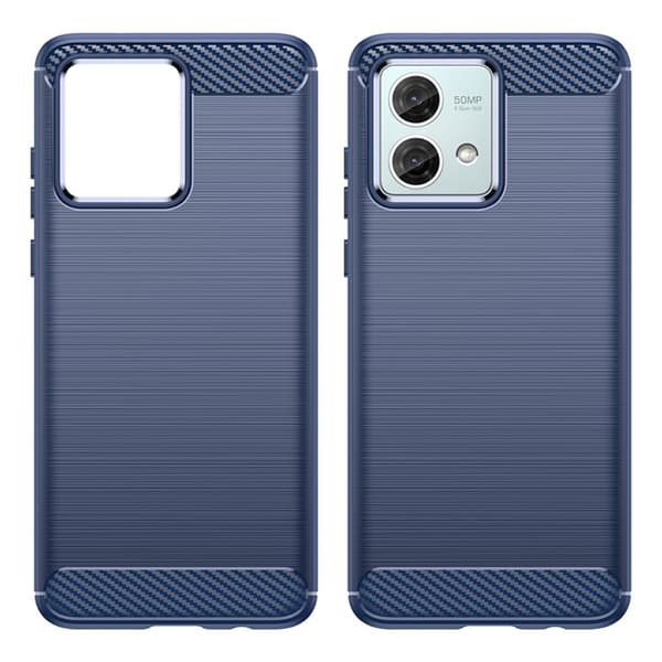 SKALO Motorola Moto G84 5G Armor Carbon Stöttåligt TPU-skal