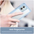 Pikkukuva 4 / 8: SKALO Motorola Moto G84 5G Väri Puskurin Suojakuori - Sininen
