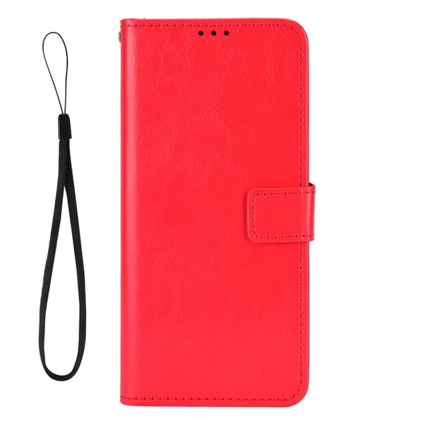 SKALO Motorola Moto G84 5G Plånboksfodral i PU-Läder - Röd