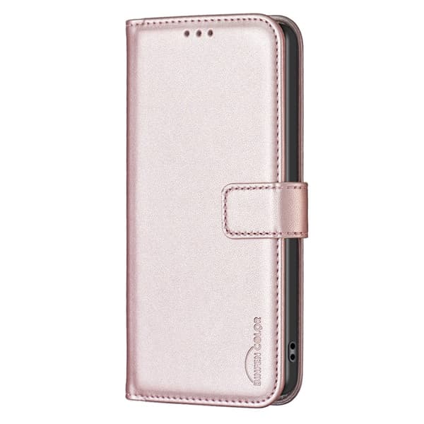 Motorola Moto G84 5G BINFEN COLOR Præget Flip Cover - Rosa guld