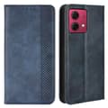Pikkukuva 1 / 6: SKALO Motorola Moto G84 5G Kohokuvioitu Premium lompakkokotelo - Sininen